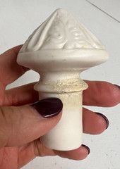 Parian Square Decanter – Four Vignettes, with Grapes