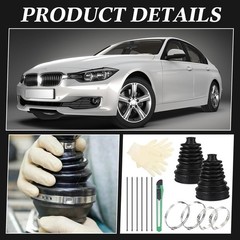 Chumia 2 Pcs Cv Boot Repair Kit, Fits Shaft Size 26-34mm, Include 2 Cv Axle Boot