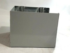 Unbranded Gray Lid Hinged w/Lock; 8×10-1/2×11-5/8; Part #MHD10108RL