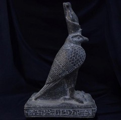 Ancient Egyptian Antiquities Statue God Horus Pharaonic Antique Stone Statue BC