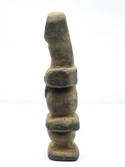 Neolithic Stone Idol Worshiper Figure Ancient Fertility Sculpture Artifact