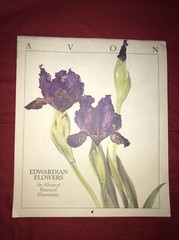 Vintage Avon Edwardian Flowers 1990 Calendar