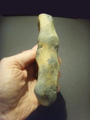 Lower Paleolithic – Early Acheulean elongated lateral scraper. c.450,000 BP.