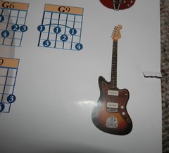 Trends 1997 Guitar Chords Poster 22″ x 34″ Lower Grade Vox Fender Gibson Guitars