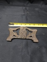 OLD Art Deco Nouveau Judd Brass OWL Book End – PARTS ONLY – Repurpose Decorative