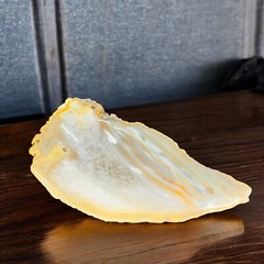 Vintage Carved Brazil Agate Stone Dish Ashtray Decor Wakefield Industries Vtg