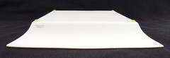 Cartier Porcelain Square Embossed Window Panther Large Tray France Authentic 9.5