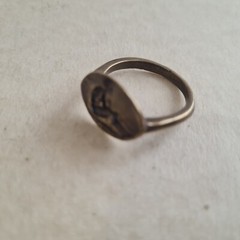 Thracian ring Roman Style Handmade Bronze Vintage Antique Look Spqr