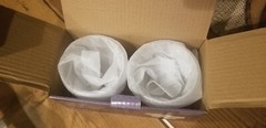 Oggi Double Wall Stemless Margarita Glasses 10 oz. Set of 2 Hand Made New