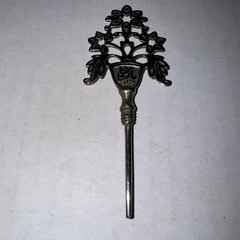 Rare Vintage Islamic Arabic Tribal Eye Liner Kajal Kohl Flask Metal Bottle