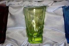 Faberge “Na Zdorovie” Bubble Vodka Shot Glasses- Set of 4 in original box