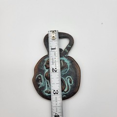 Vintage Greek Greece Bronze replica coin bottle opener souvenir