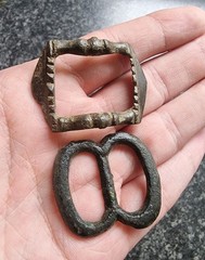 Medieval / Post Medieval Buckles Metal Detecting Find Antique