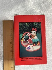 Enesco Ornament 1990s Minnie’s Merry Christmas Compact Mickey Mouse Disney