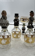 Goebel Hummel Western Germany Assorted Glassware Decorative Bell Pieces Of 9