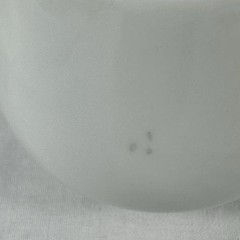 6 Antique Limoges Pot de Crème France Coiffe Porcelain White And Gold