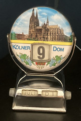 Vintage Kolner Dom Perpetual Flip Desk Calendar AM Schonen Rhein Cologne Germany