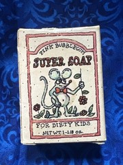 Avon Snowman Soap (2002) And Village Bath Pink Bubblegum Super Soap (1975)