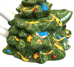 Christmas Tree Ornaments Tea Pot Festive Holidays Vintage Unbranded 5 inch