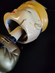 Vintage CDGC Pair of Asian Female Male Mandarin Bobbleheads – Japan