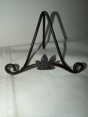 Longaberger Foundry SMALL TABLETOP EASEL Black Wrought Iron