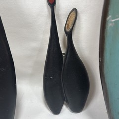 Vintage Sexton Like Cast Wine Bottles Full Set -MCM READ