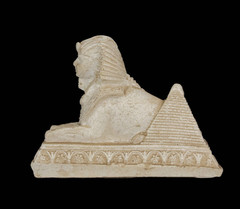 Ancient Egyptian Sphinx Statue Rare Pharaonic Pyramid Stone Guardian Artifact BC