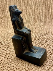 Amazing Commemorative Ancient Egyptian God Anubis Seated Statue With Glyphs SALE