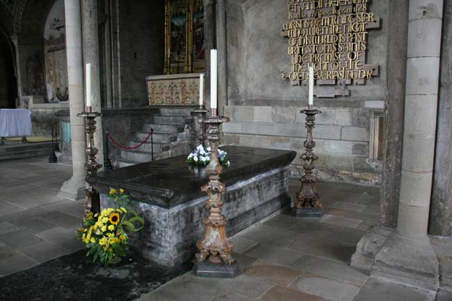 Tomb of Bede by Robert Scarth