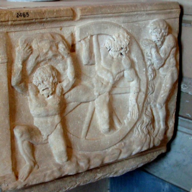 Sarcophagus - Sisyphus, Tantalus, Ixion (by Dan Diffendale)