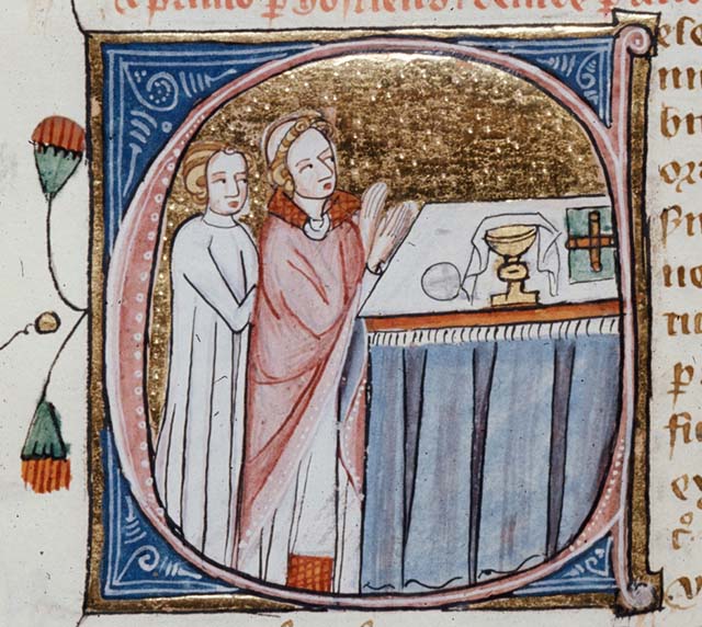 Detail from British Library MS Royal 6 E VI  f.246v.